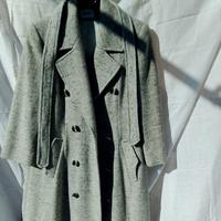 Cappotto vintage a spina di pesce da donna 