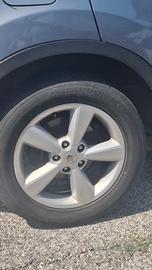 4 cerchi in lega  originali qashqai 2007 + gomme