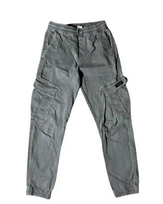 Pantaloni cargo jogger grigi, 14 anni