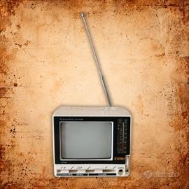 TV Vintage CGM TV-60 Portatile B/N Anni 80