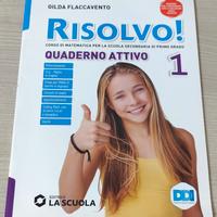 Risolvo! 1 quaderno attivo con soluzioni libro scu