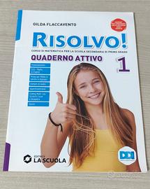 Risolvo! 1 quaderno attivo con soluzioni libro scu