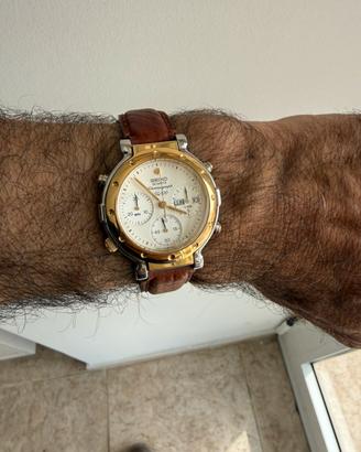 Seiko 7A38-6090 Cronografo Vintage Acciaio/O