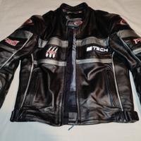 Giubbotto moto in pelle M-Tech
