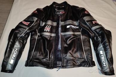Giubbotto moto in pelle M-Tech