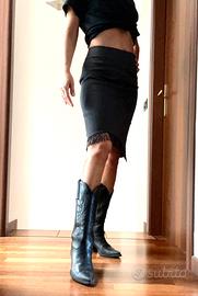 Gonna tubino con frange