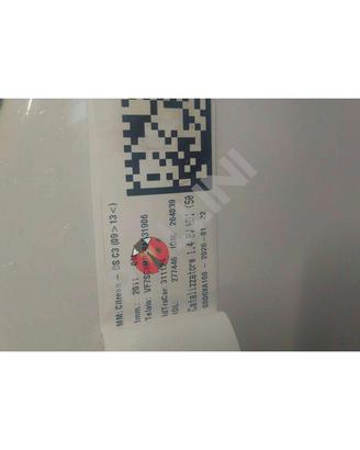 Catalizzatore (reso) citroen c3 2009-13
