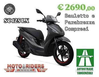 Morbidelli SC125LX bauletto e parabrezza omaggio