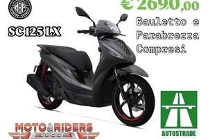 Morbidelli SC125LX bauletto e parabrezza omaggio