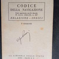 CODICE DELLA NAVIGAZIONE - ROMA 1942