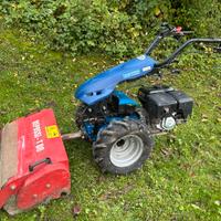 Motocoltivatore BCS 740 con trincia e lama neve
