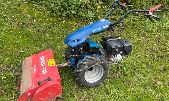 Motocoltivatore BCS 740 con trincia e lama neve