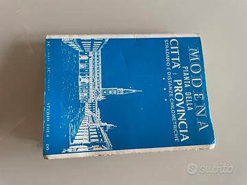 Stradario di modena e provincia antico