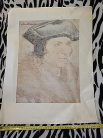stampa thomas more, holbein, royal library windsor