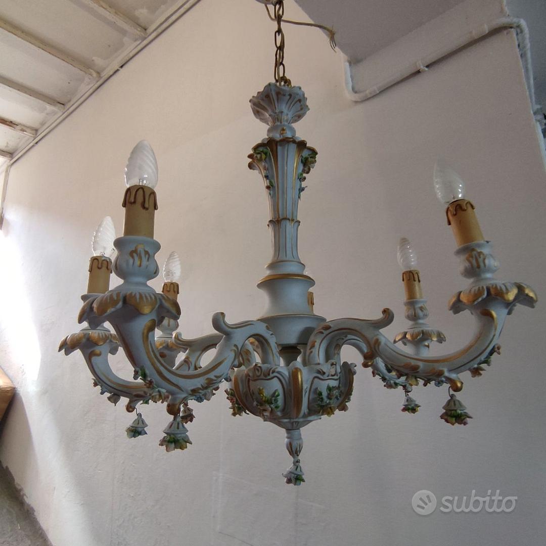 Lampade capodimonte a lampade, lampadari e applique d