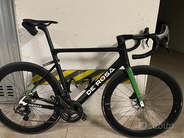 Bici da corsa De Rosa Merak Team Green Project Bar