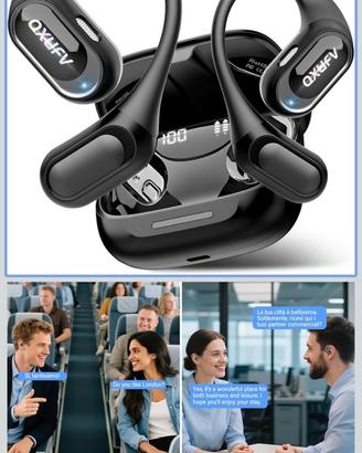 Cuffie Open-Ear Smart Ambient - Traduz. simultanea