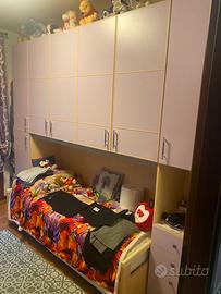 Mobile ponte con 2 letti singoli