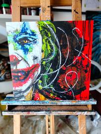 Stampa digitale quadro di Joker 40x40cm
