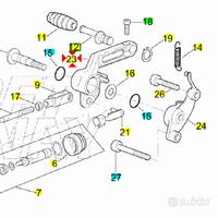 Pedale freno post Aprilia RSV R 1000 AP8135925