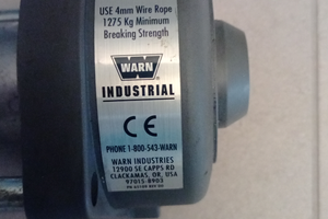 Verricello made USA warn industriale