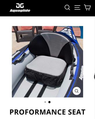 Sedile kayak Aquaglide ad alte prestazioni