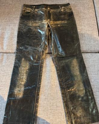Pantalone pelle Roberto Cavalli