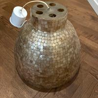 Lampadario cucina/sala vetroresina madreperla