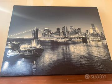 Quadro grande su tela skyline New York