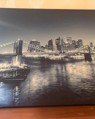 Quadro grande su tela skyline New York