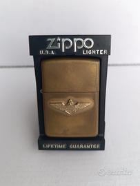 Zippo Vintage Navy Wing Gold