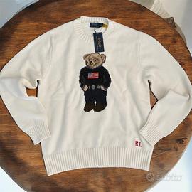 Maglione Ralph lauren bianco beard