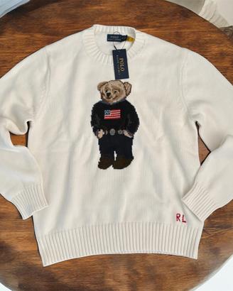 Maglione Ralph lauren bianco beard