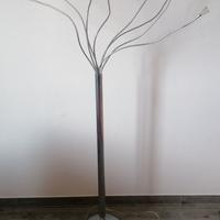 Lampada/piantana acciaio con 8 luci regolabili