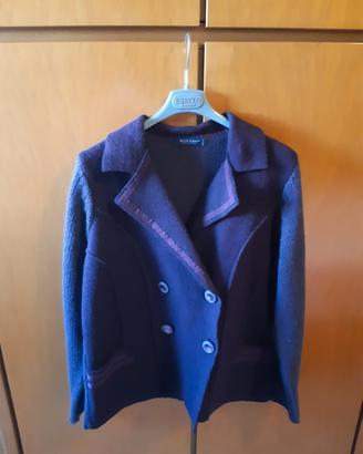 Maglione in lana viola