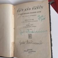 Libro di lettura inglese 1938 Fact and Fancy
