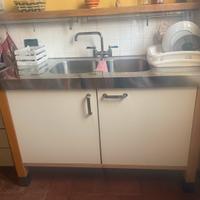 Cucina gas e lavello doppio ikea