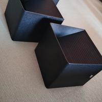 Applique a LED per interni cubo nero