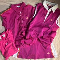 Completo da tennis EllesseVintage, bambina 10 anni