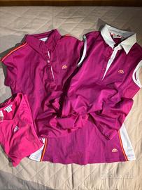 Completo da tennis EllesseVintage, bambina 10 anni