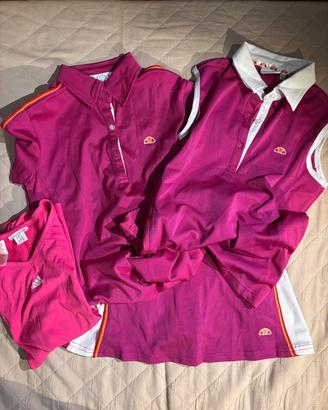 Completo da tennis EllesseVintage, bambina 10 anni