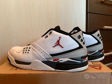 Jordan Flight 23 Bianche Rosse