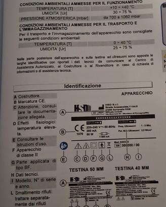 Macchina per ultrasuoni professionale