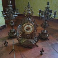 Orologio stile barocco in bronzo