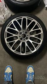 Cerchi abarth r17 + gomme estive nuove