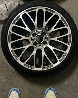 Cerchi abarth r17 + gomme estive nuove