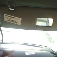 ALETTA PARASOLE PARABREZZA NERO DX. BMW SERIE 1 (E