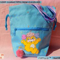 POPPLES Vintage 1986 BORSETTA Mini Borsa Tracolla