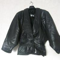 Giacca e gonna vintage in vera pelle