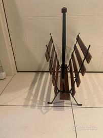 Portariviste di design anni ' 60 in teak